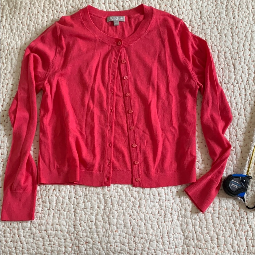 J. Crew Women's merino Cardigan Sweater EUC